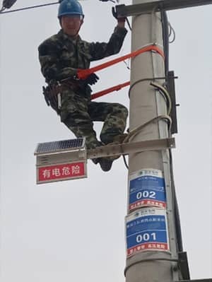 電力智能語音警示牌案例